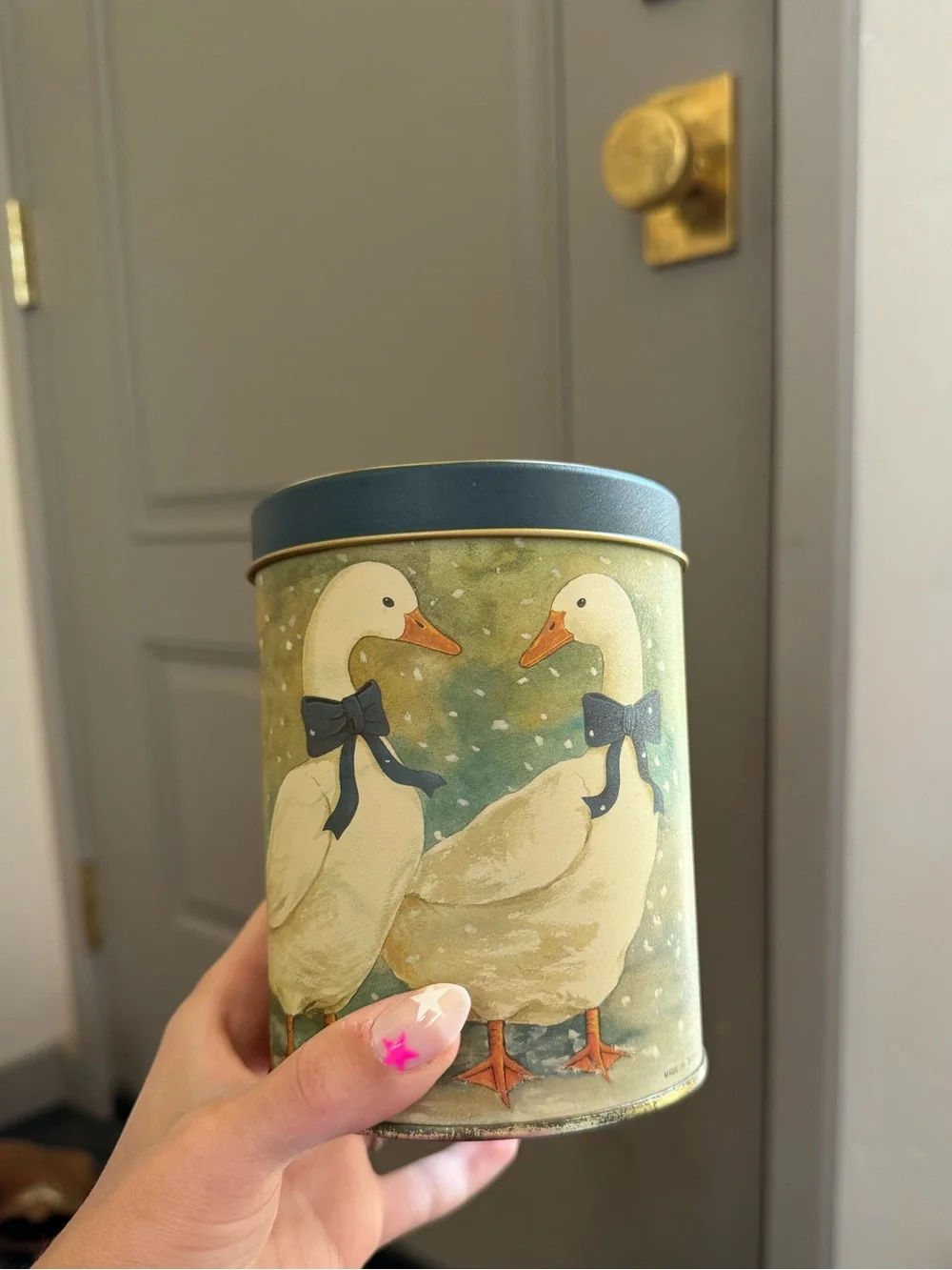 Vintage goose canister set